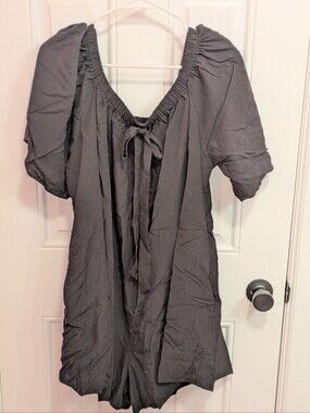 ❤️ Romper Lined L Black With Pockets NWOT